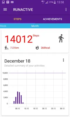 Walk Counts android App screenshot 1